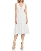 Bcbgmaxazria Evanna Lace-up Embroidered Lace Dress