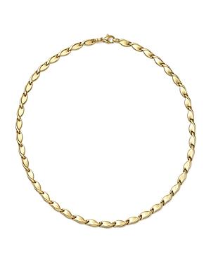14k Yellow Gold Interlocking Leaf Necklace, 18 - 100% Exclusive