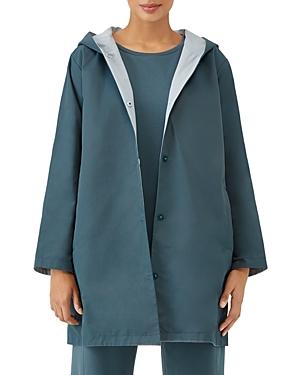 Eileen Fisher Hooded Reversible Coat