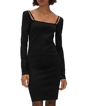 Helmut Lang Square Neck Bodycon Dress
