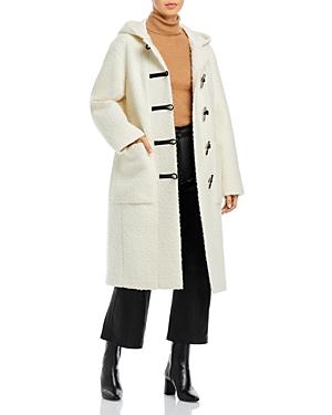 Theory Dawson Hooded Long Duffle Coat