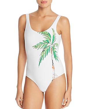 Onia Kelly Palm Tree One Piece Swimsuit