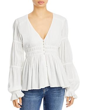 Faherty Colette Cotton Blouse