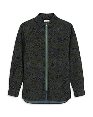 Kenzo Animal Print Zip Shirt