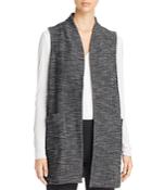 Eileen Fisher Textured Knit Long Vest