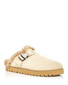 Moncler Women's Mon Shearling Mules