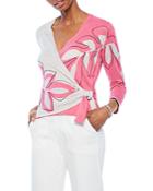 Nic+zoe Hibiscus Side Tie Sweater