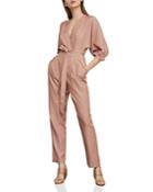 Bcbgmaxazria Crossover Belted Jumpsuit