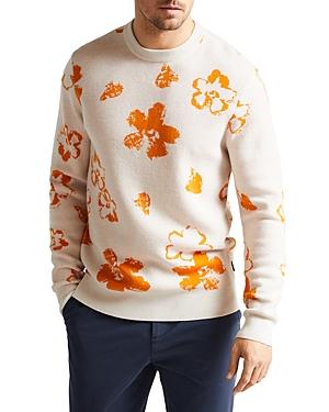 Ted Baker Sandsen Flower Graphic Crewneck Sweater