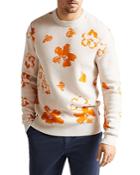 Ted Baker Sandsen Flower Graphic Crewneck Sweater