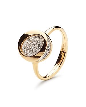 Antonini 18k Yellow Gold Antonini Pave Diamond Small Ring
