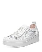 Fitflop Women's Rally Embellished Lace Up Sneakers