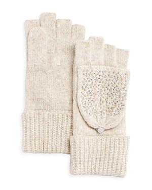 Aqua Studded Poptop Mittens - 100% Exclusive