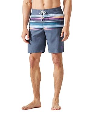 Tommy Bahama Baja Borealis Stretch Stripe Straight Fit 9 Board Shorts