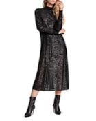 Allsaints Juela Sequin Wool Dress