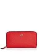 Tory Burch Robinson Zip Leather Continental Wallet