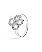 Pandora Ring - Sterling Silver & Cubic Zirconia Petals Of Love