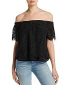Generation Love Off-the-shoulder Lace Top