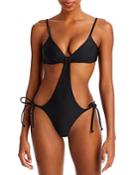 Cult Gaia Teo Cutout One Piece Swimsuit