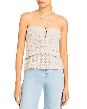 Aqua Crochet Halter Top - 100% Exclusive