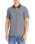 Theory Striped Regular Fit Polo Shirt