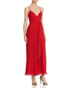 Fame And Partners Pleated Cross-back Jumpsuit
