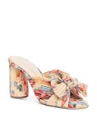Loeffler Randall Women's Penny Pleated Mhigh-heel Slide Sandals