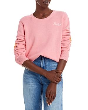 Kerri Rosenthal Patchwork Cashmere Pullover Sweater