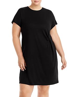 Marc New York Plus Side Twist Short Sleeve Tee Dress