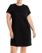 Marc New York Plus Side Twist Short Sleeve Tee Dress