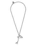 Uno De 50 Heart & Arrow Pendant Necklace, 16