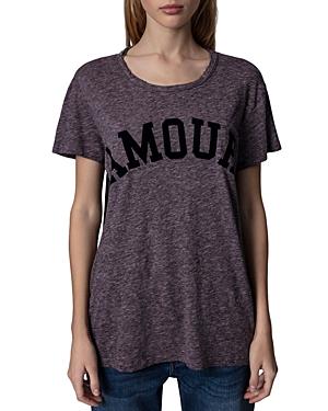 Zadig & Voltaire Walk Amour Graphic Tee