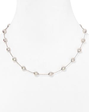 Majorica Stationed Simulated Pearl Necklace, 18