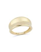 Bloomingdale's Polished Concave Statement Ring In 14k Yellow Gold
