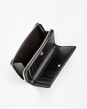 Balenciaga Croc Embossed Leather Bifold Wallet