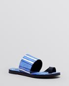 Tory Burch Flat Toe Ring Slide Sandals - Kempner