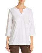 Tommy Bahama Embroidered-neck Knit Tunic