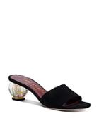 Kate Spade New York Women's Polished Slip On Mid Heel Sandals