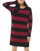 Michael Michael Kors Striped Mini Sweater Dress