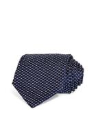 Armani Geometric Dash Silk Classic Tie