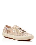 Superga Cotropew Crochet Lace Up Sneakers