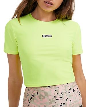 P.e Nation Opponent Cropped Tee