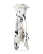 Allsaints Gianna Epoto Asymmetric Hem Dress