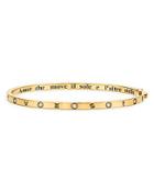 Temple St. Clair 18k Yellow Gold Celestial Diamond Bangle Bracelet