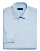 Ike Behar Micro Textured Dot Neat Regular Fit Dress Shirt