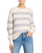 Rebecca Taylor Metallic-stripe Sweater