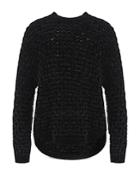 Emporio Armani Chenille Link Stitched Sweater