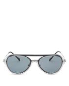 Prada Men's Linea Rossa Spectrum Brow Bar Aviator Sunglasses, 57mm