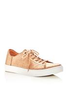 Toms Women's Lenox Leather Lace Up Sneakers