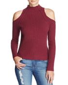 360 Sweater Gianna Cold Shoulder Cashmere Sweater